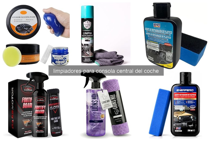 Comparativa de los Mejores Limpiadores para Consola Central del Coche