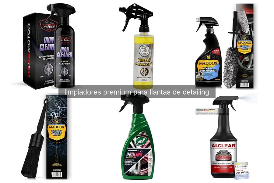Comparativa de los Mejores Limpiadores Premium para Llantas