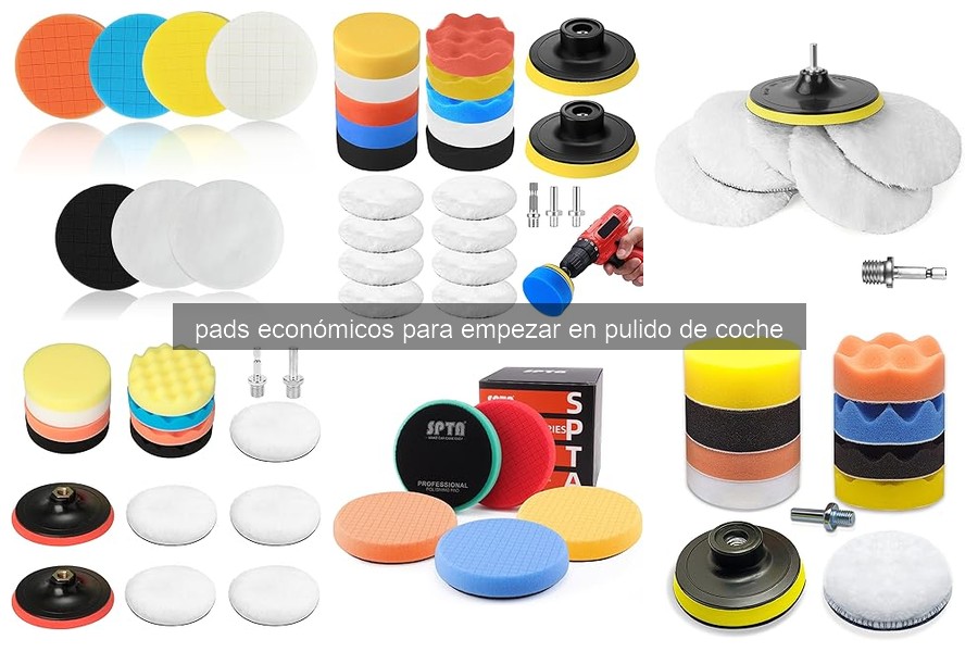 Comparativa de los Mejores Pads Económicos para Pulido de Coche