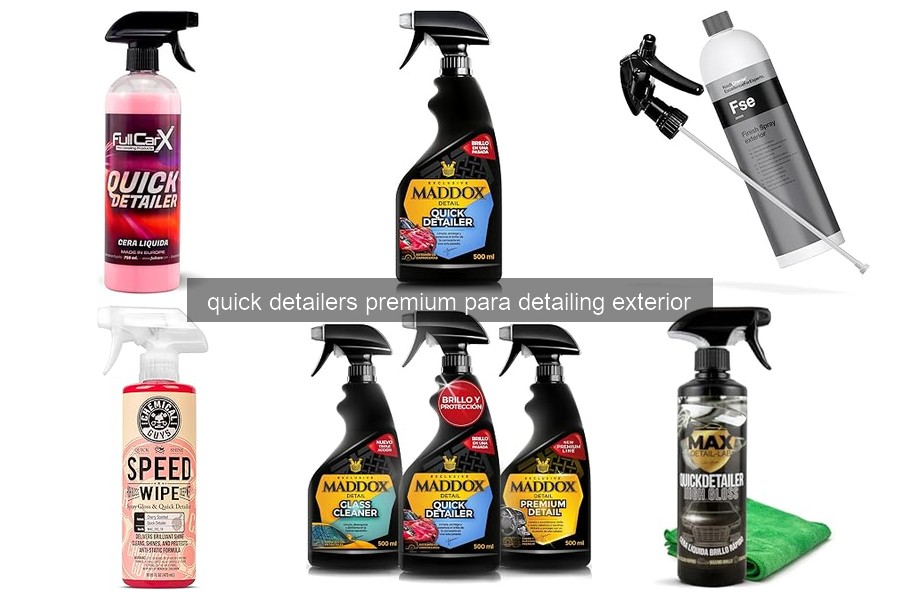 Comparativa de los Mejores Quick Detailers Premium 2026