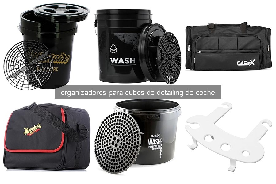 Comparativa de organizadores para cubos de detailing 2026