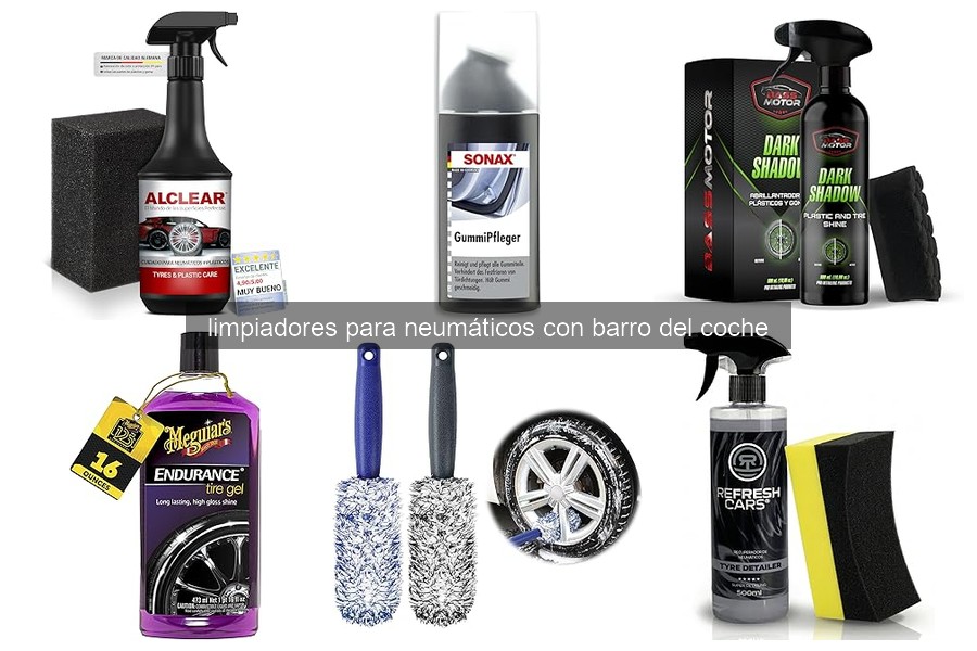 Comparativa de precios: limpiadores para neumáticos con barro