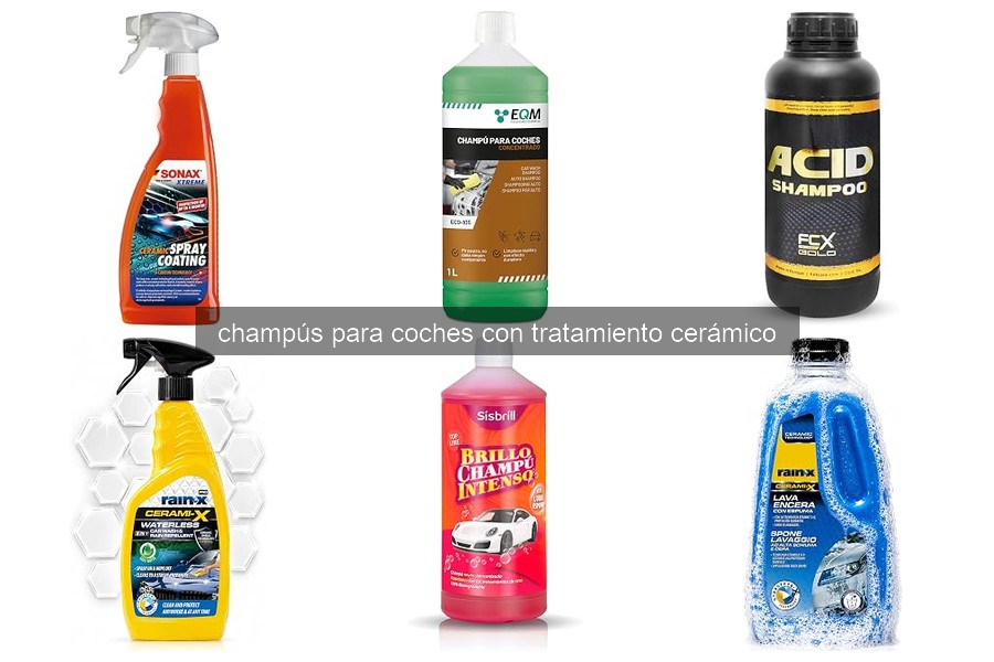 Descubre qué es un champú para coches con tratamiento cerámico