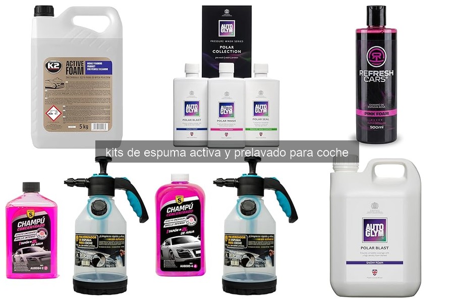 Elige el mejor kit de espuma activa para tu coche