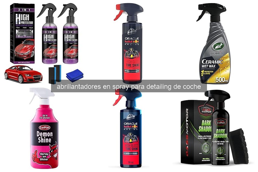 Errores al usar abrillantadores en spray y sus soluciones