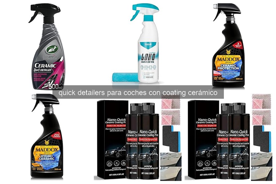 Errores al usar quick detailers en coches con coating cerámico