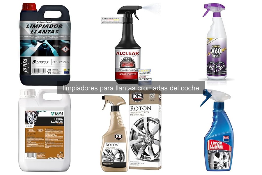 Errores comunes al limpiar llantas cromadas del coche