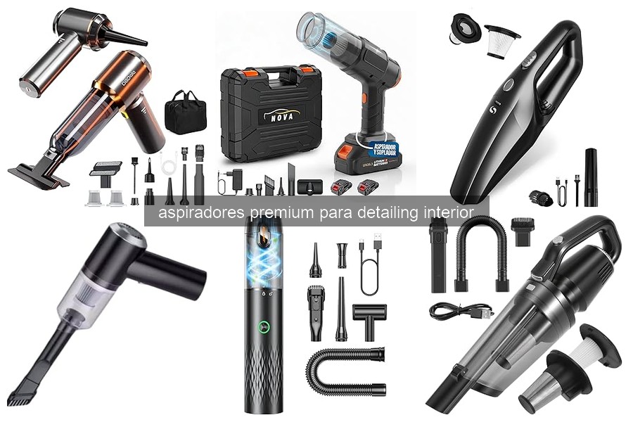 Errores comunes al usar aspiradores premium para detailing interior