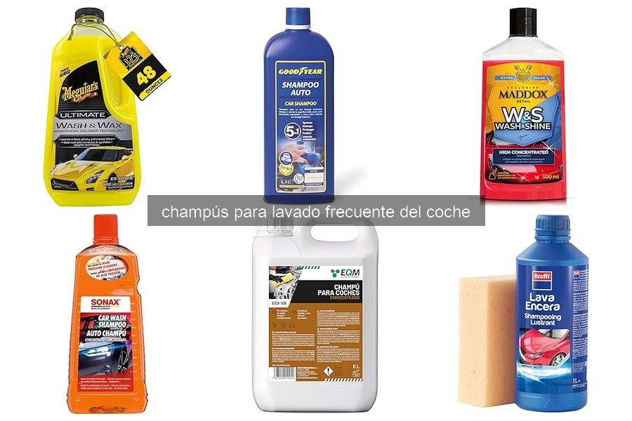 Errores Comunes al Usar Champús para Coche y Cómo Solucionarlos