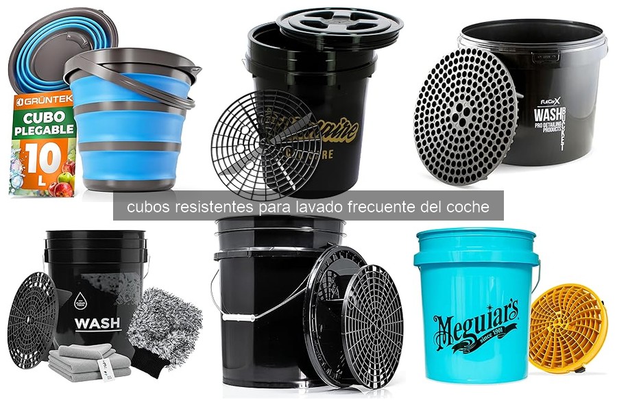 Errores comunes al usar cubos de lavado de coche y soluciones