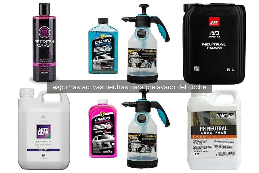 Errores comunes al usar espuma activa neutra para coches