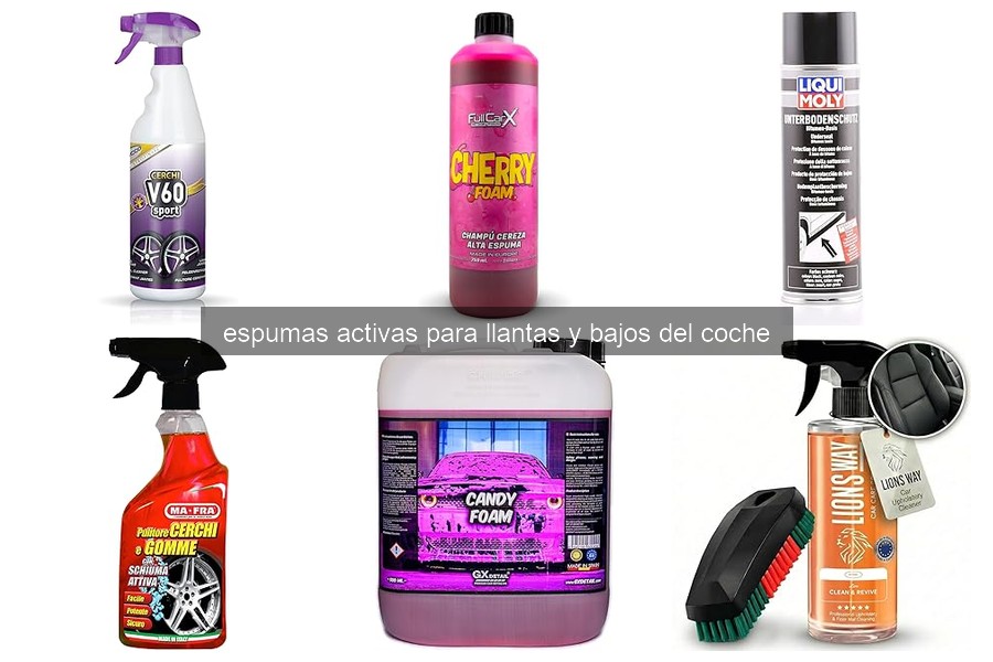 Errores comunes al usar espumas activas para llantas