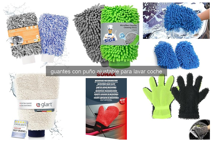 Errores comunes al usar guantes con puño ajustable para lavar coches