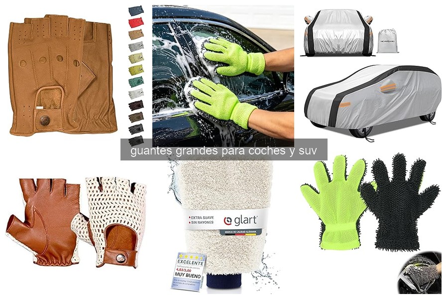 Errores comunes al usar guantes grandes para limpiar coches