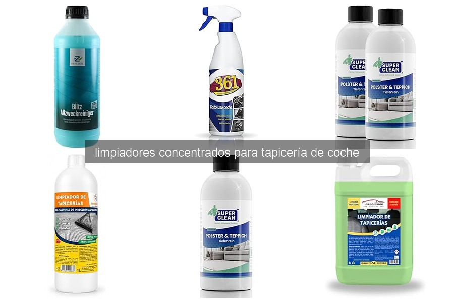 Errores comunes al usar limpiadores concentrados para tapicería