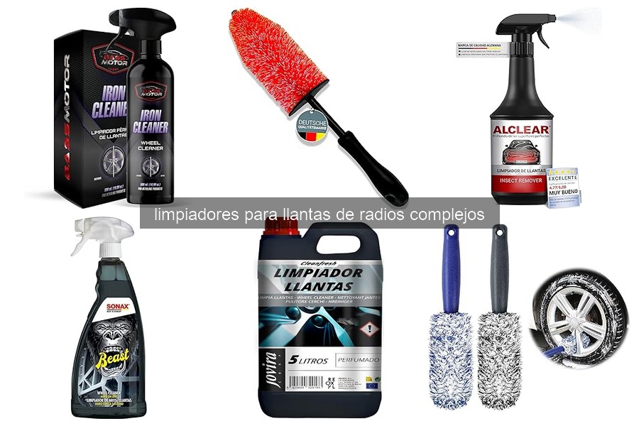 Errores comunes al usar limpiadores de llantas complejas