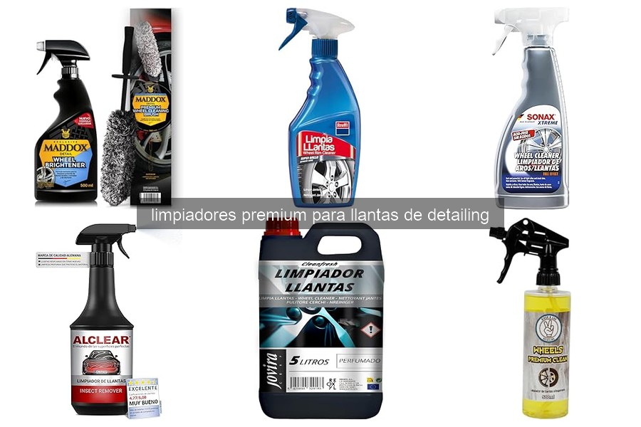 Errores comunes al usar limpiadores premium para llantas