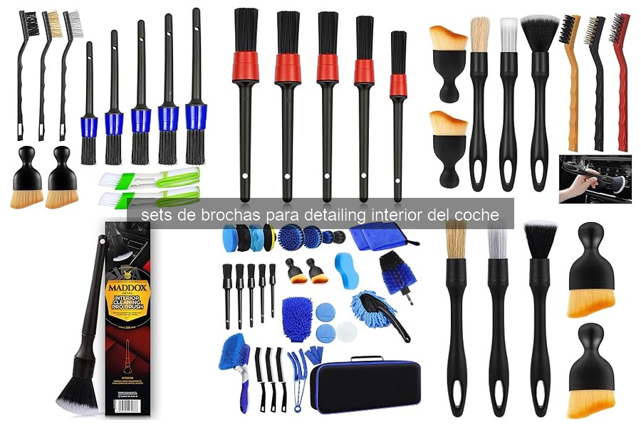Errores comunes al usar sets de brochas para detailing