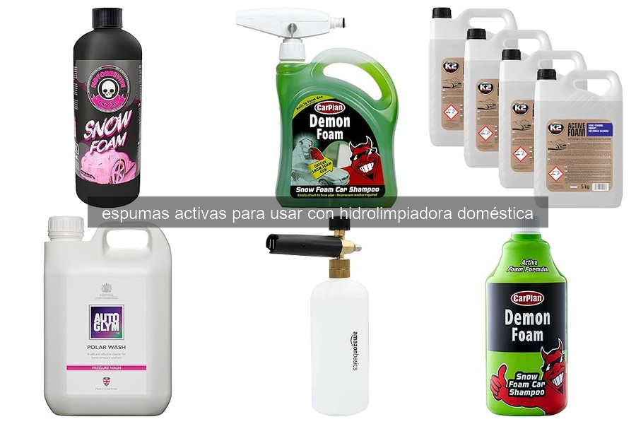Espumas Activas para Hidrolimpiadora: ¿Qué Son y Cómo Funcionan?
