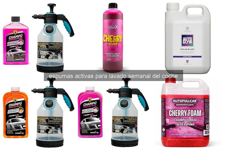 Espumas activas para lavado de coche: ¿Qué son y sus beneficios?