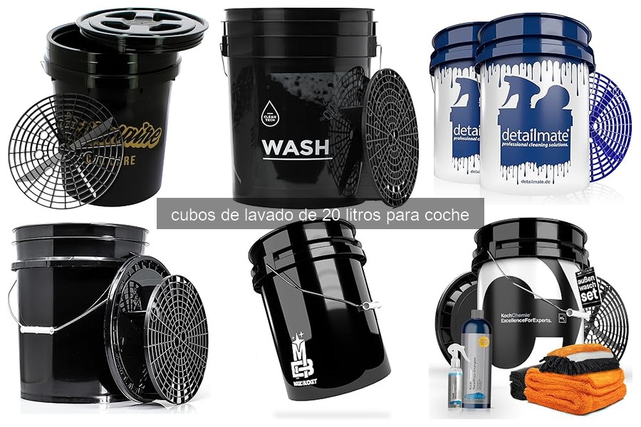 Guía de compra: ¿Cómo elegir un cubo de lavado de 20 litros?