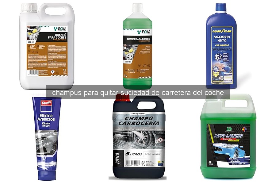 Guía de compra de champús para quitar suciedad de carretera