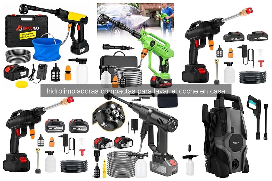 Guía de compra de hidrolimpiadoras compactas para el hogar