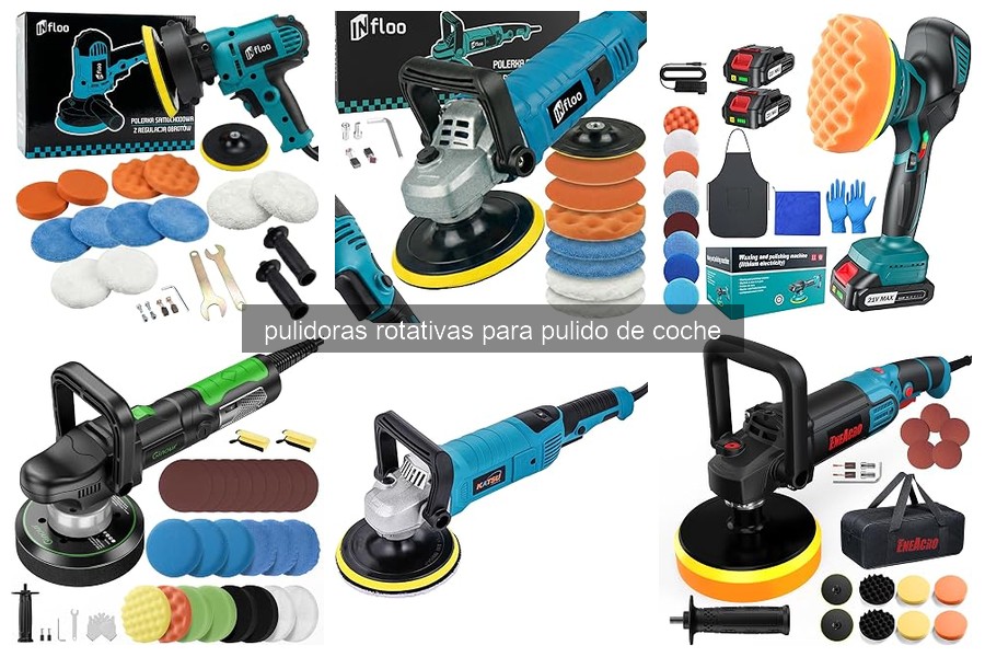 Guía de uso y mantenimiento para pulidoras rotativas de coche