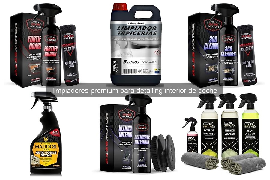 Guía para Elegir el Limpiador Premium para el Interior de tu Coche
