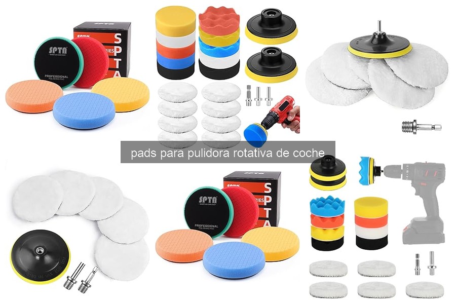 Guía para elegir el pad ideal para tu pulidora rotativa