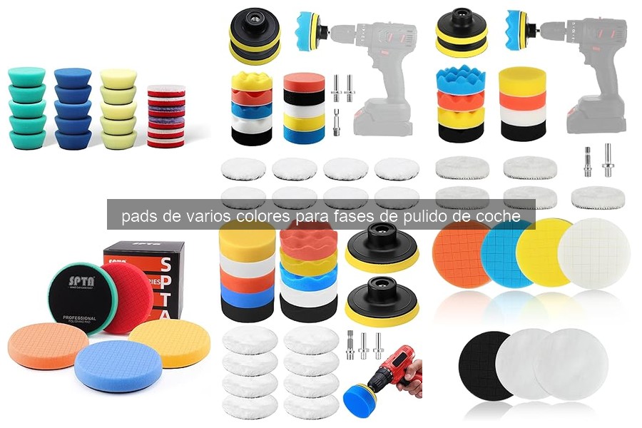 Guía para elegir los mejores pads de pulido por color