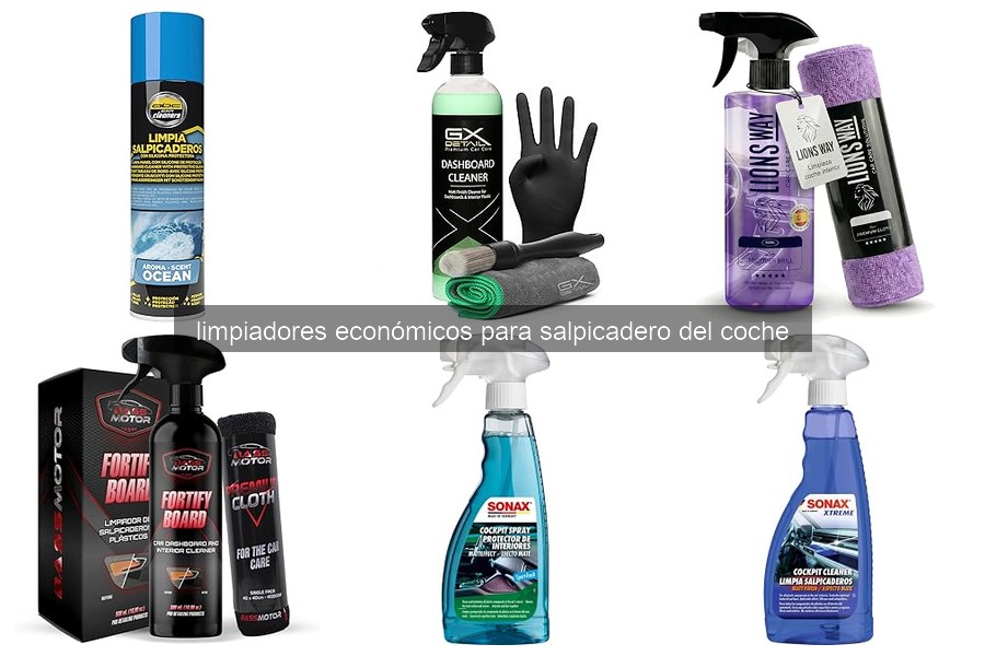 Guía para Limpiar el Salpicadero del Coche con Productos Económicos