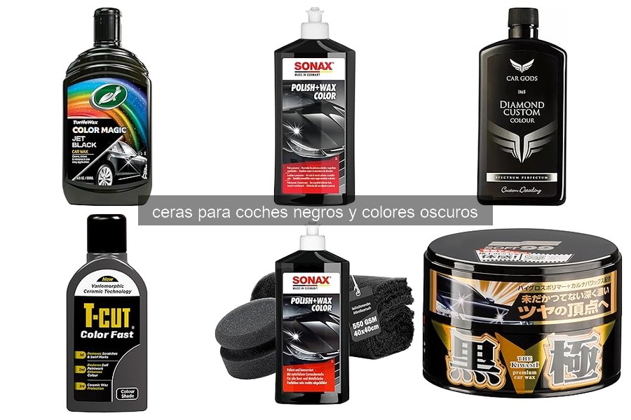 Las mejores ceras para coches negros en 2026: comparativa