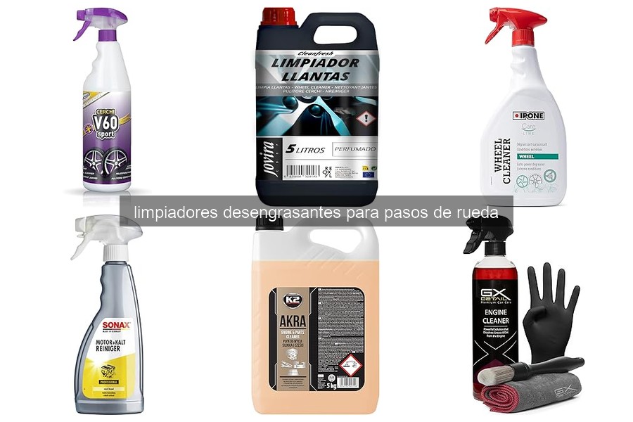 Limpiadores Desengrasantes para Pasos de Rueda: ¿Qué Son?