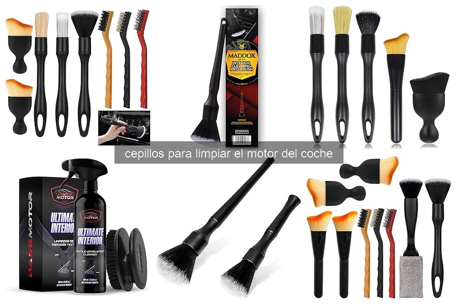 Los mejores cepillos para limpiar el motor de tu coche