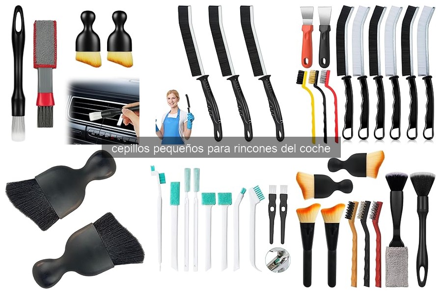 Los Mejores Cepillos Pequeños para Limpiar Rincones del Coche