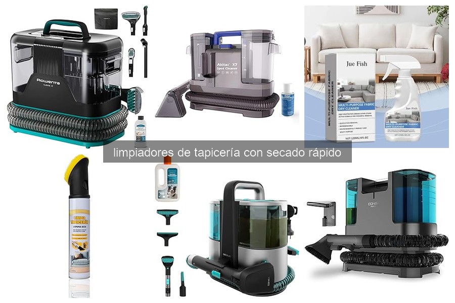 Los mejores limpiadores de tapicería con secado rápido en 2026