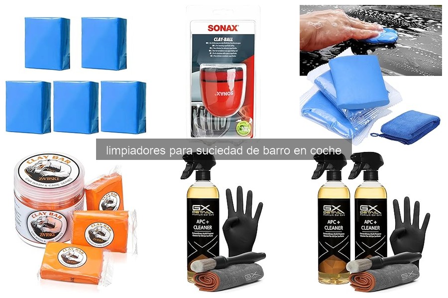 Los mejores limpiadores para quitar barro del coche