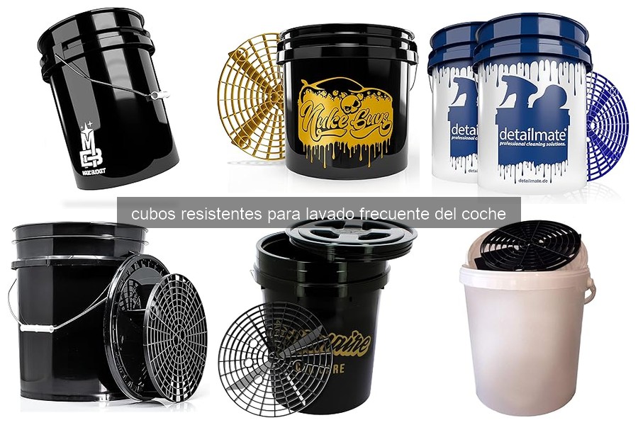 Mantenimiento y Limpieza de Cubos de Lavado de Coches
