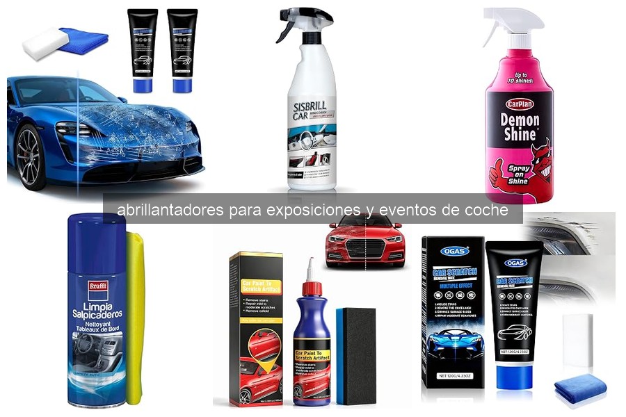 Mejores abrillantadores para exposiciones de coches en 2026