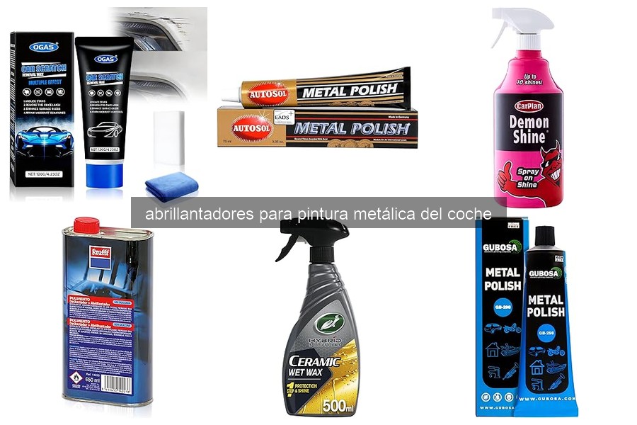 Mejores abrillantadores para pintura metálica del coche