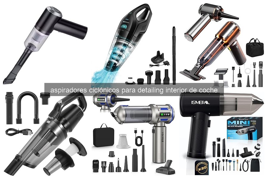 Mejores aspiradores ciclónicos para detailing de coche en 2026