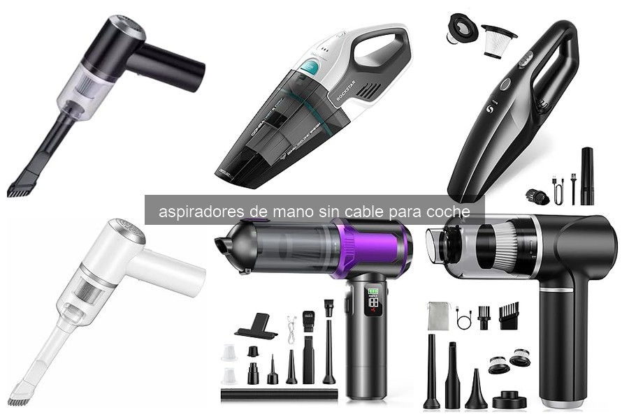Mejores aspiradores de mano sin cable para coche en 2026