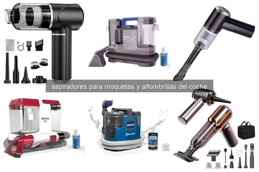 Mejores aspiradores para moquetas y alfombrillas del coche