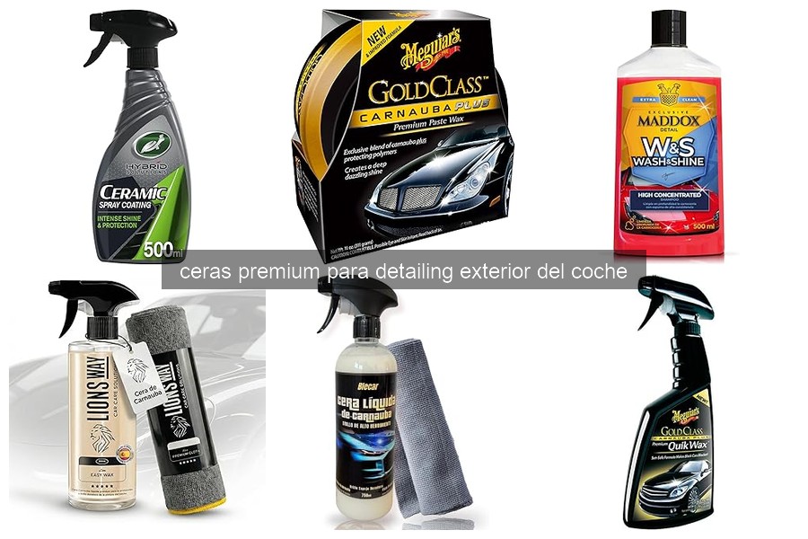 Mejores ceras premium para coches negros en 2026
