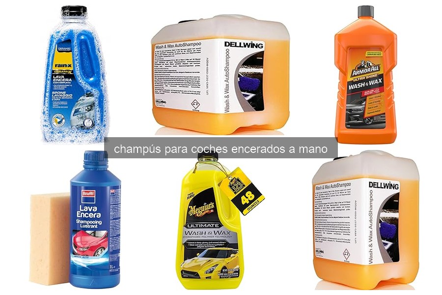 Mejores champús para coches encerados a mano en 2026