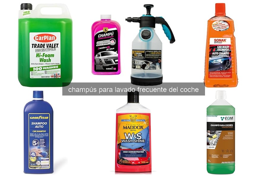Mejores champús para lavado frecuente del coche en 2026