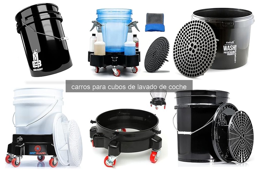 Mejores cubos de lavado de coche en 2023: comparativa y análisis