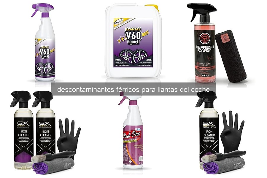 Mejores descontaminantes férricos para llantas en 2026