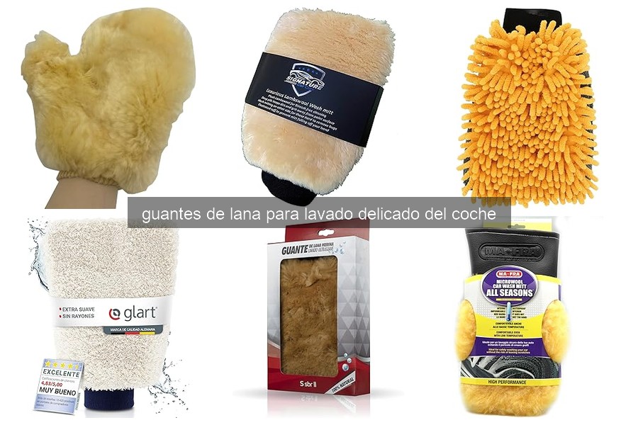 Mejores guantes de lana para lavar el coche en 2026